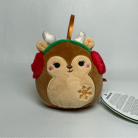 NWT Squishmallows Ornament Darla the Deer 4-Inch Plush WINTER Collection - Picture 1 of 5